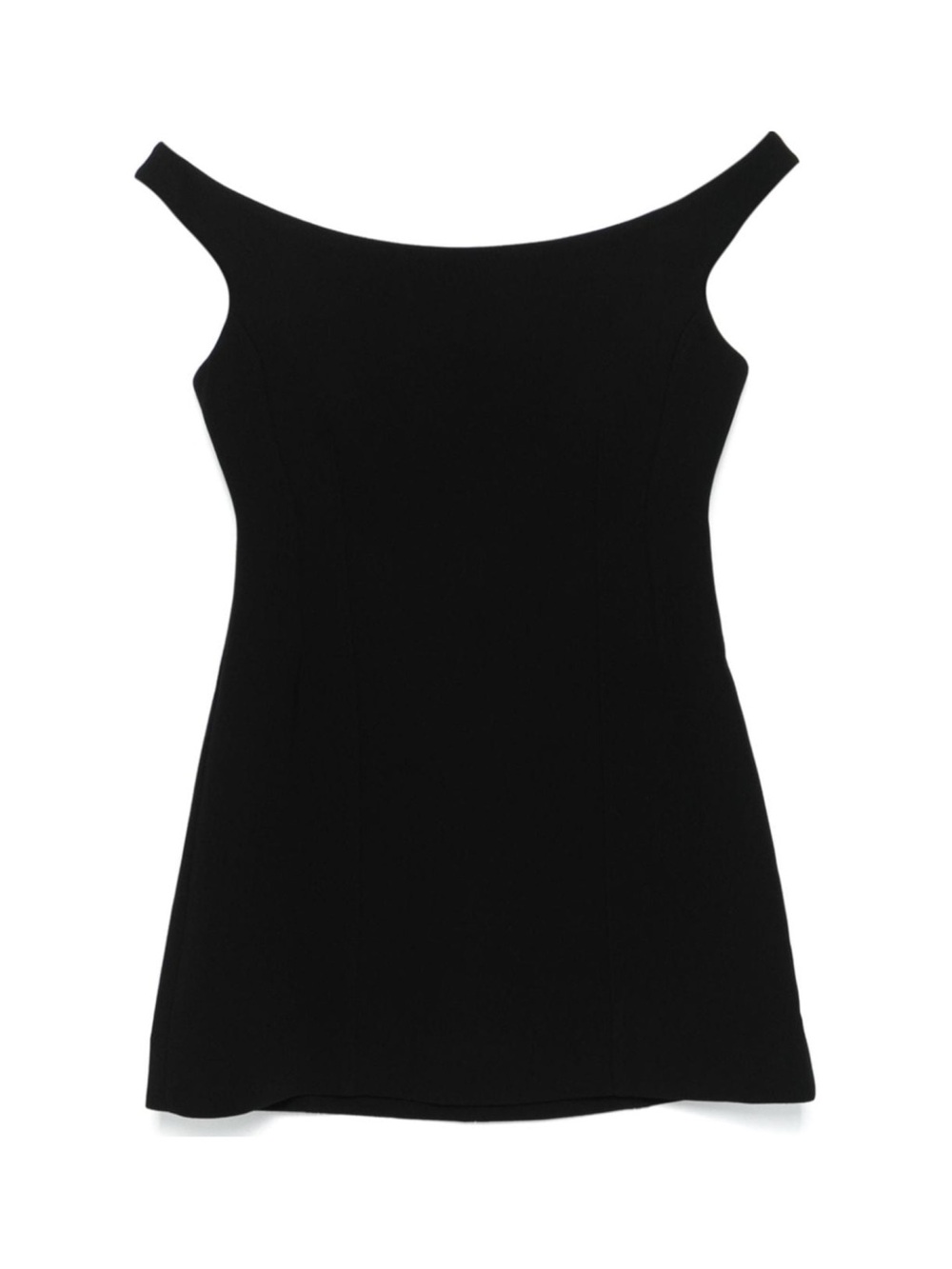 Toteme Black Off-Shoulder Tank Top